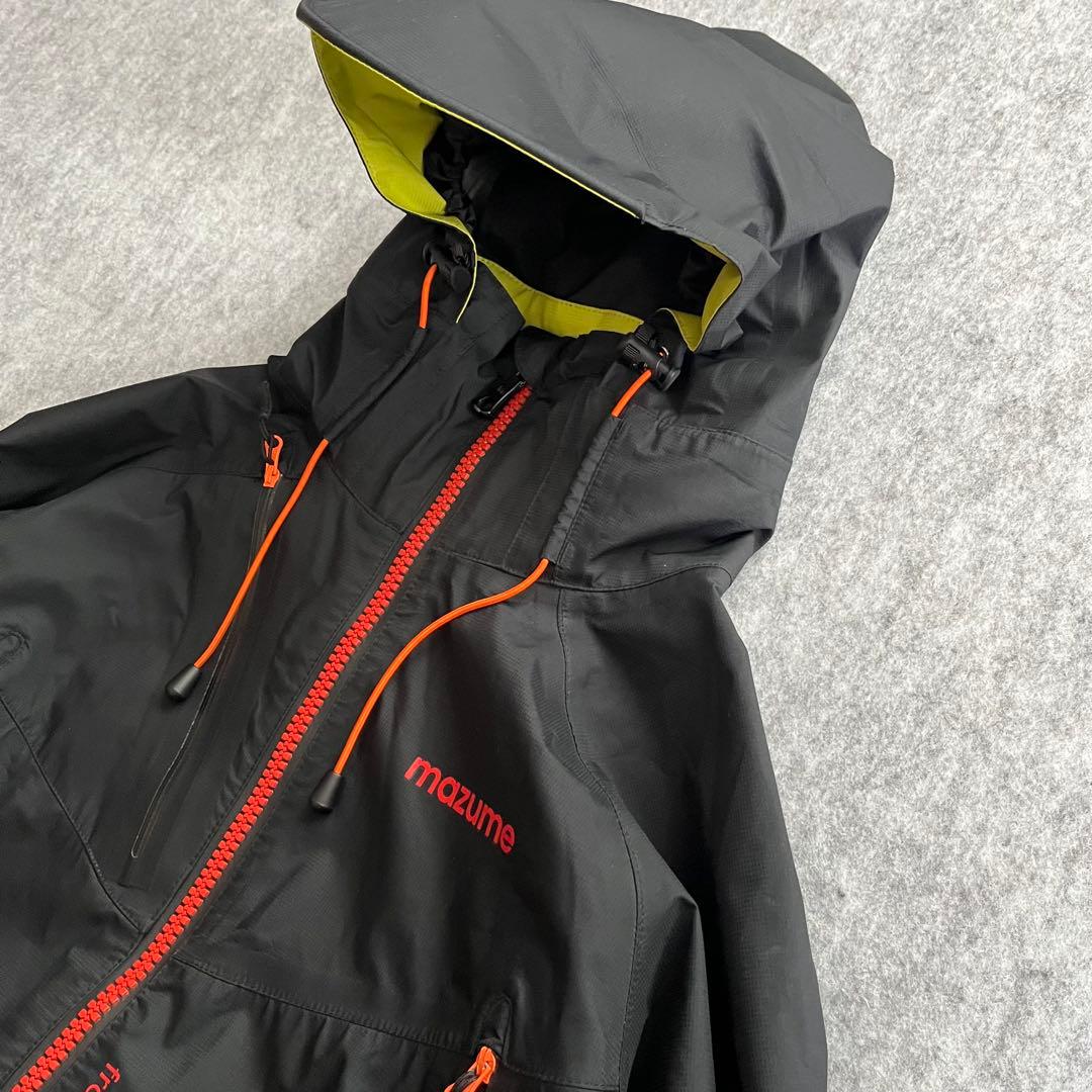 テック系 ドローコード 切替 黒黄 短丈 shelljacket y2k 極美品