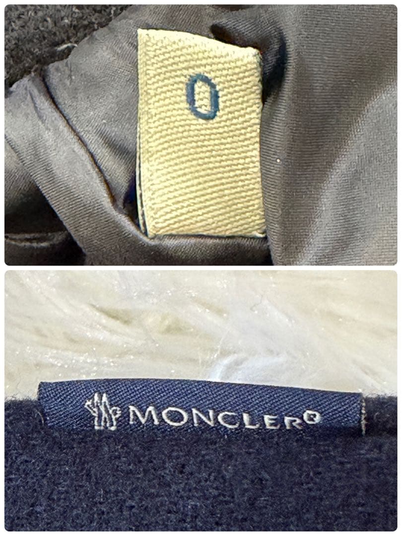 【鑑定済美品】MONCLER ETOFFE ダウンコート イタリア製 ネイビー1