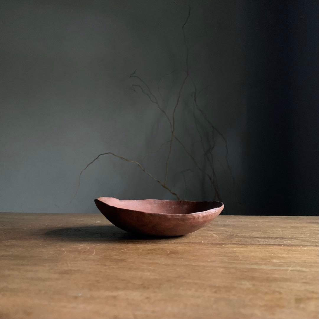 熊谷幸治 さんの 土器 平碗 現代美術 現代陶芸
