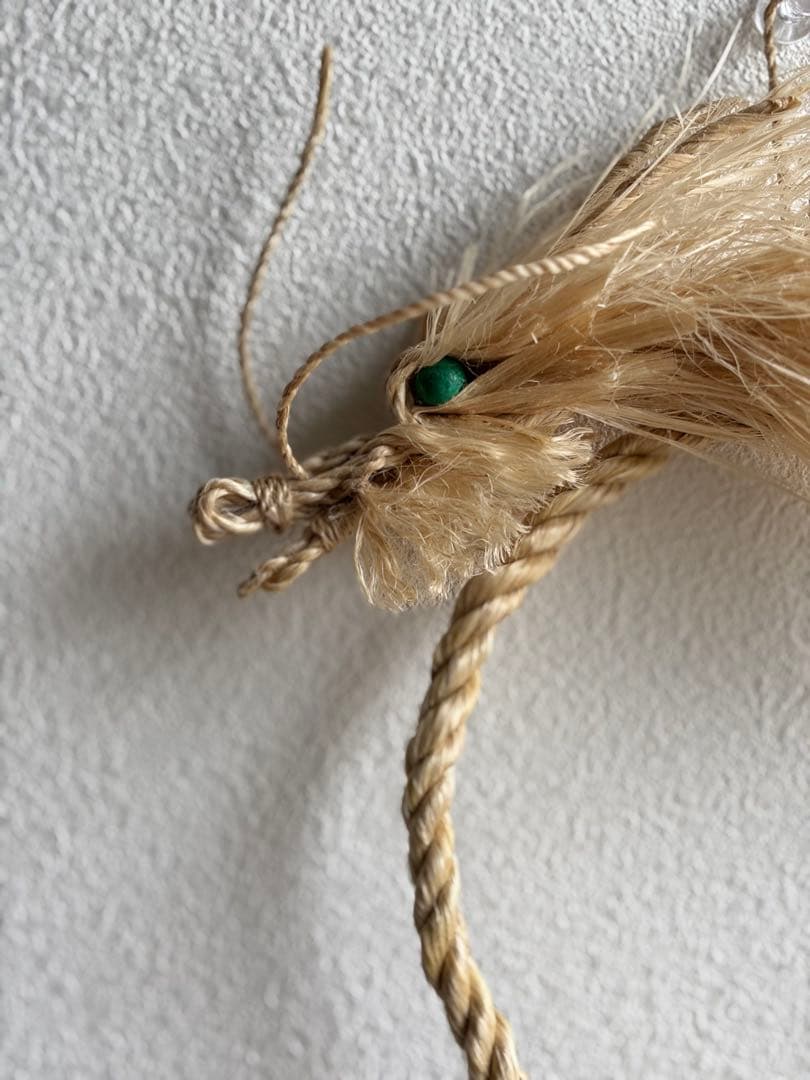 精麻しめ縄リース「龍」