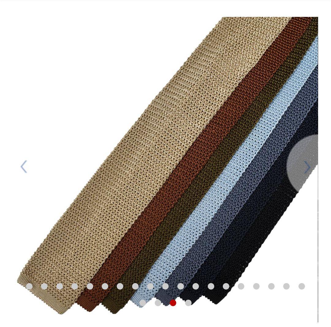 アット ヴァンヌッチ　シルクニットタイ　フランコバッシ