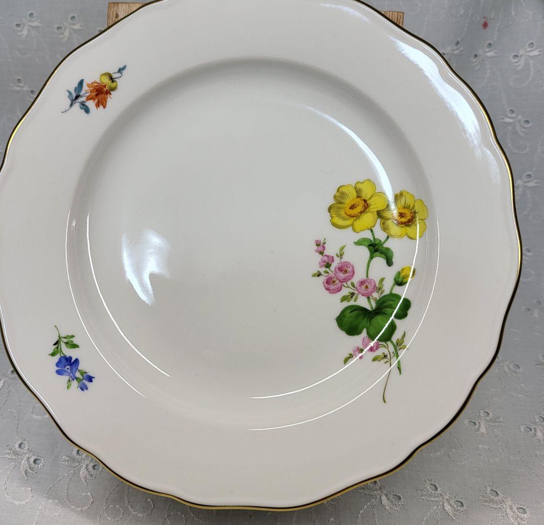 未使用✨マイセン ベーシックフラワー 2つの花 プレート④デザート 20 皿