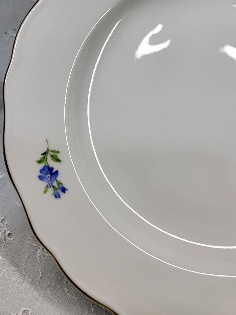 未使用✨マイセン ベーシックフラワー 2つの花 プレート④デザート 20 皿