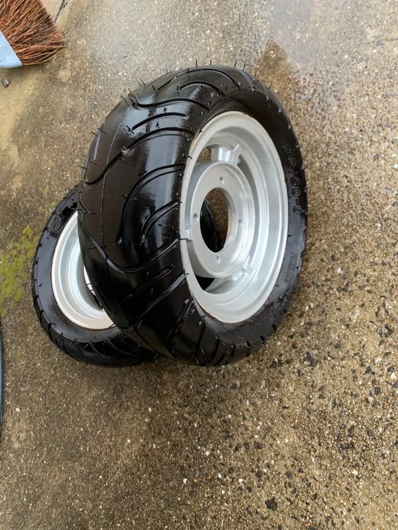 祐*樹様 モンキー、ゴリラ130/50-8インチ タイヤ ホイールセット