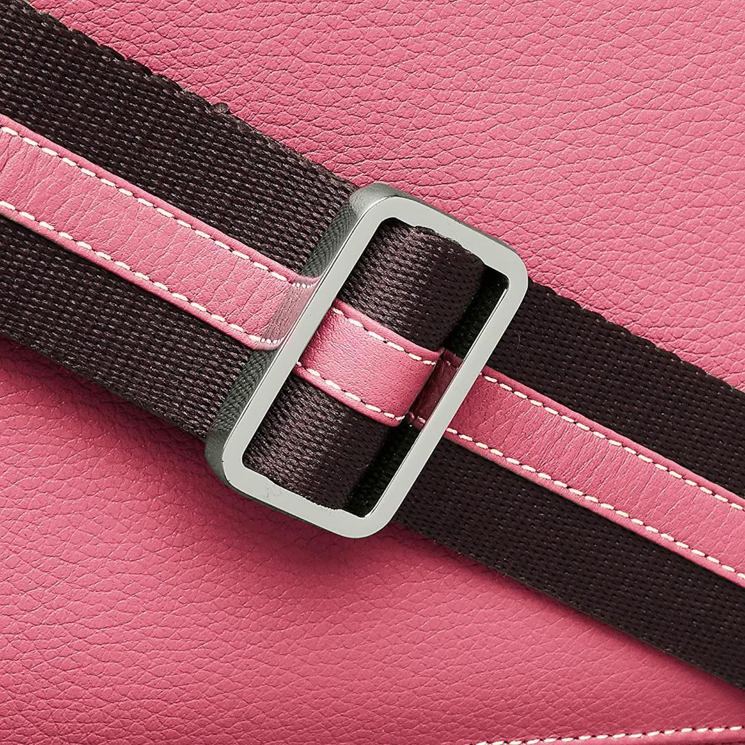 Kiefer neu 長財布 クラッチバッグ 本革 ショルダーウォレット ピンク