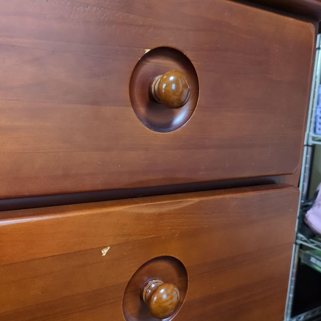 アンティーク 家具 ブラウン系 木製 チェスト 引き出し 大容量 ヴィンテージ