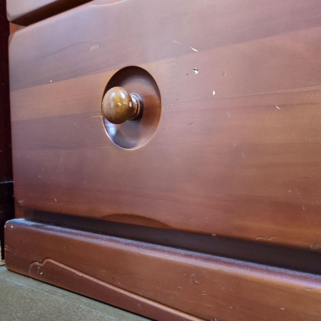 アンティーク 家具 ブラウン系 木製 チェスト 引き出し 大容量 ヴィンテージ