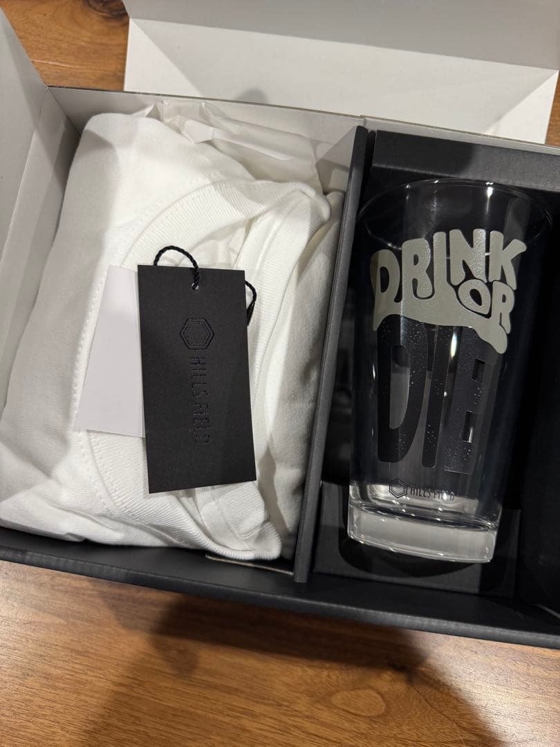 HILLS FIELD DRINK OR DIE グラス+Tシャツセット