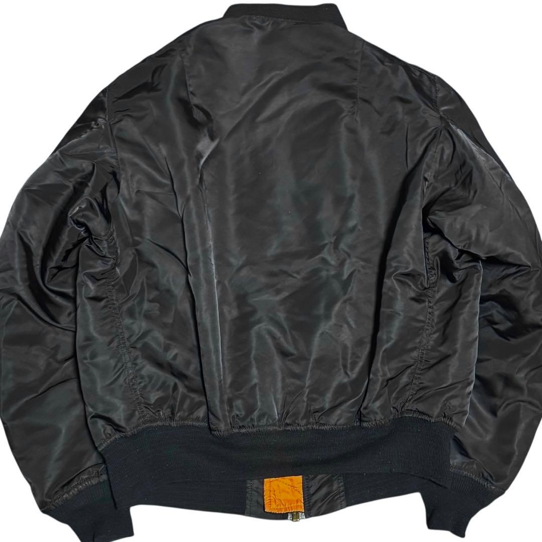 稀少XL-Tall 藤原ヒロシ ALPHA 90s USA製 MA-1 ブラック