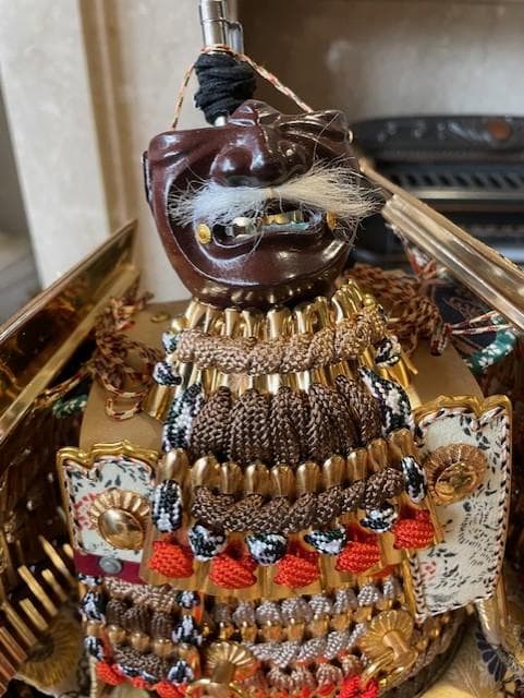 伝統的 五月人形 豪華な装飾