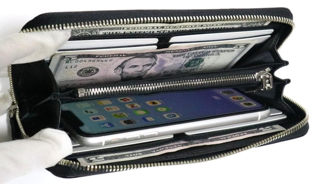 Z01 クロコダイル 長財布 ラウンドファスナー メンズ 新品 未使用