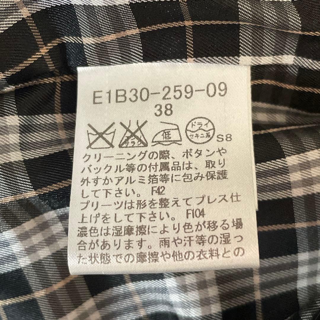 Burberry Blue Label ブラックコート 38