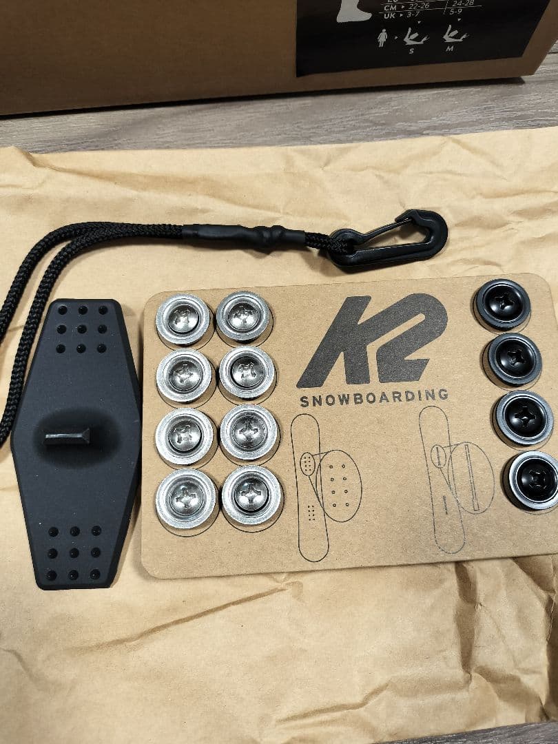 K2 2点セットスノーボードブーツ バインディングセット　Clicker