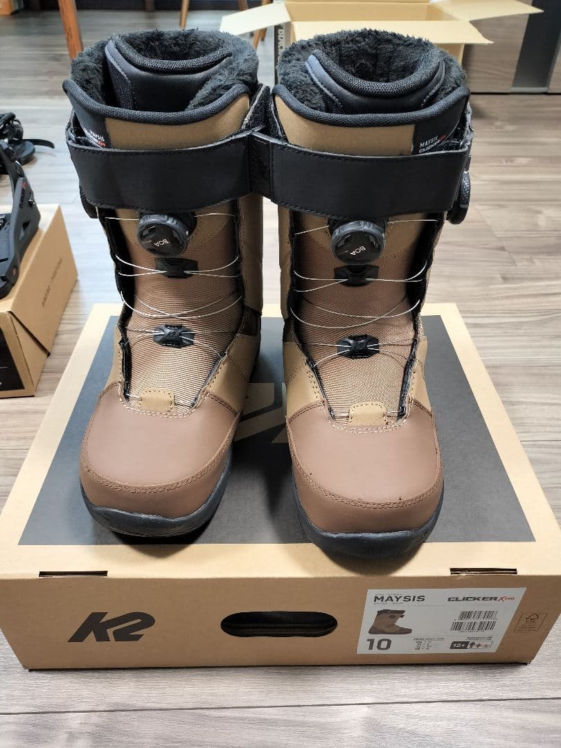 K2 2点セットスノーボードブーツ バインディングセット　Clicker