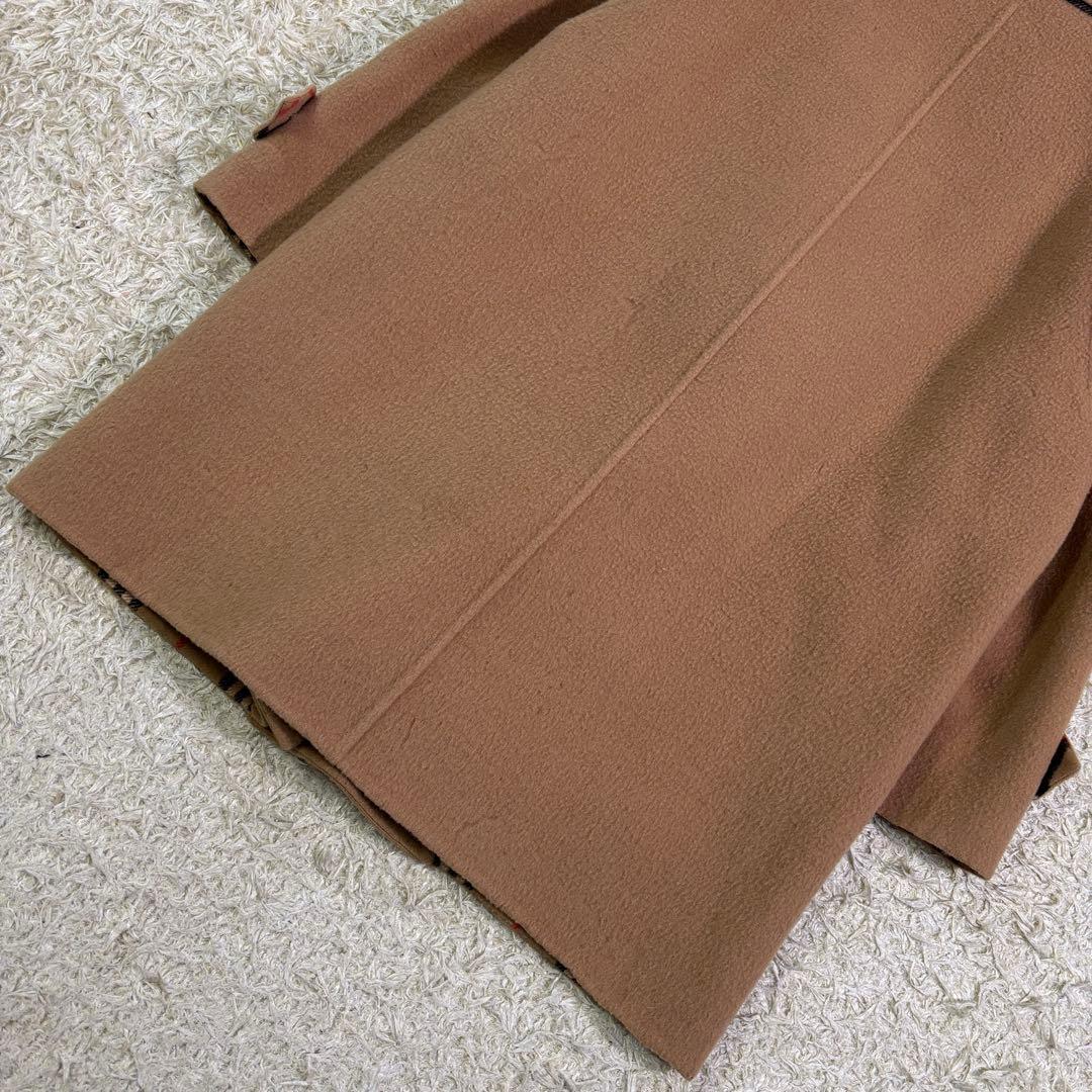 バーバリーズ　袖裏　ノバチェック　ビンテージ　ウール　チェスターコート