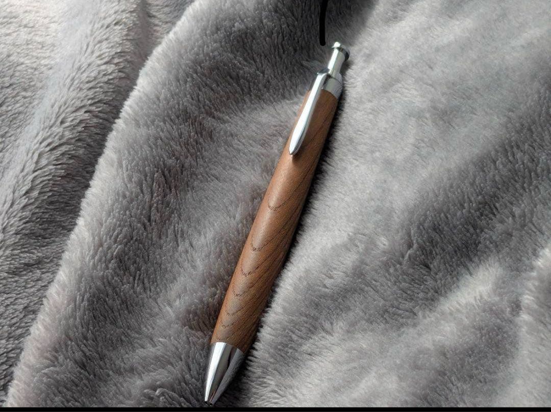 富士瘤craft シャーペン　黒柿、欅　野原工芸　ボナンペン　工房楔　こぶた工房