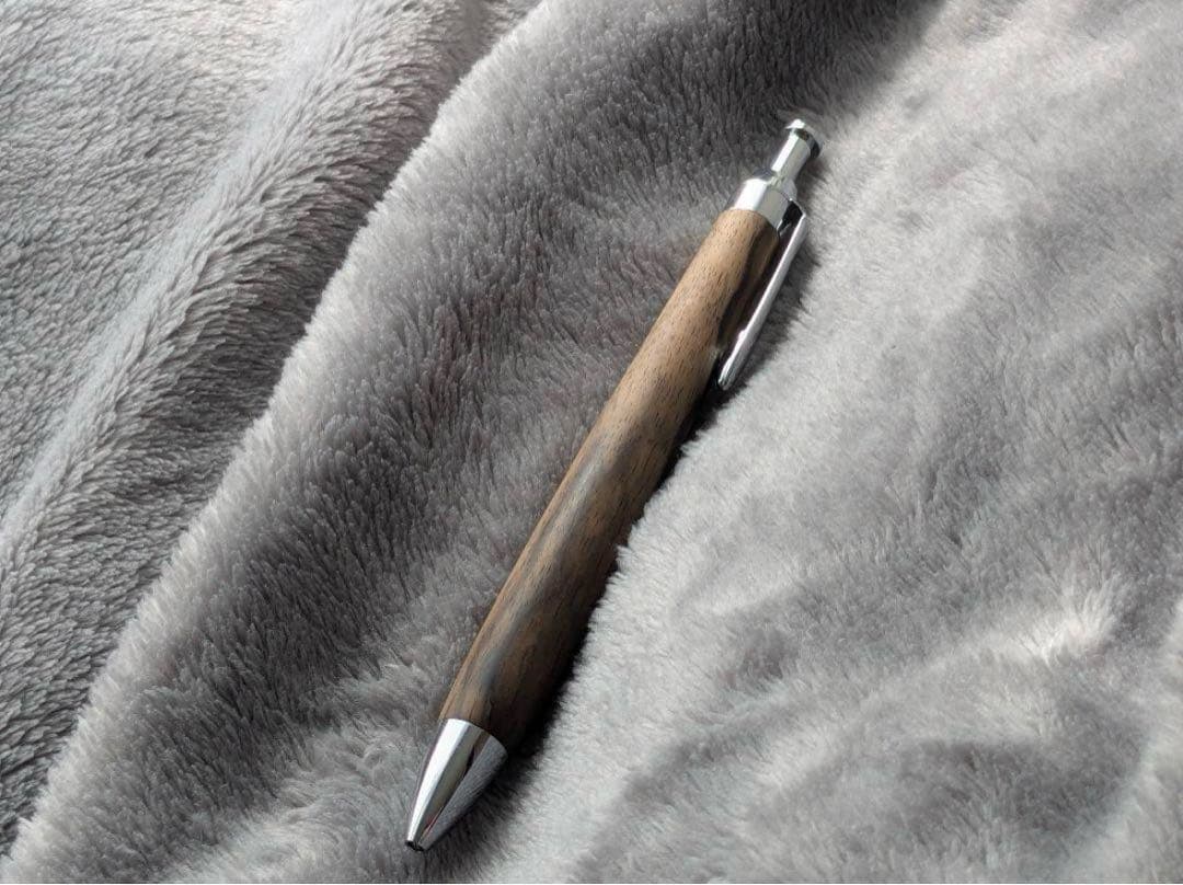 富士瘤craft シャーペン　黒柿、欅　野原工芸　ボナンペン　工房楔　こぶた工房