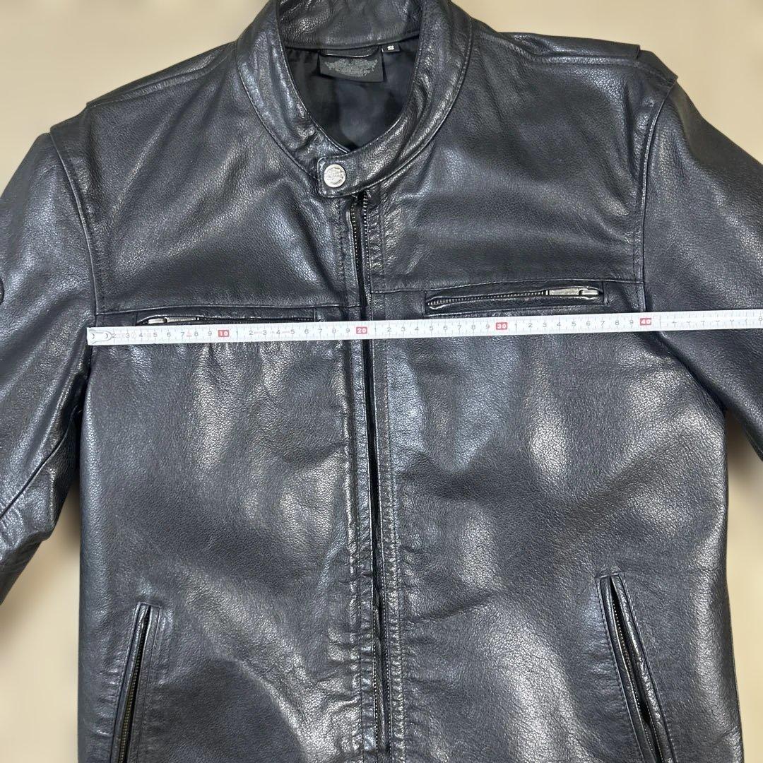 ハーレーダビッドソン、ブラックレザージャケット Sサイズ