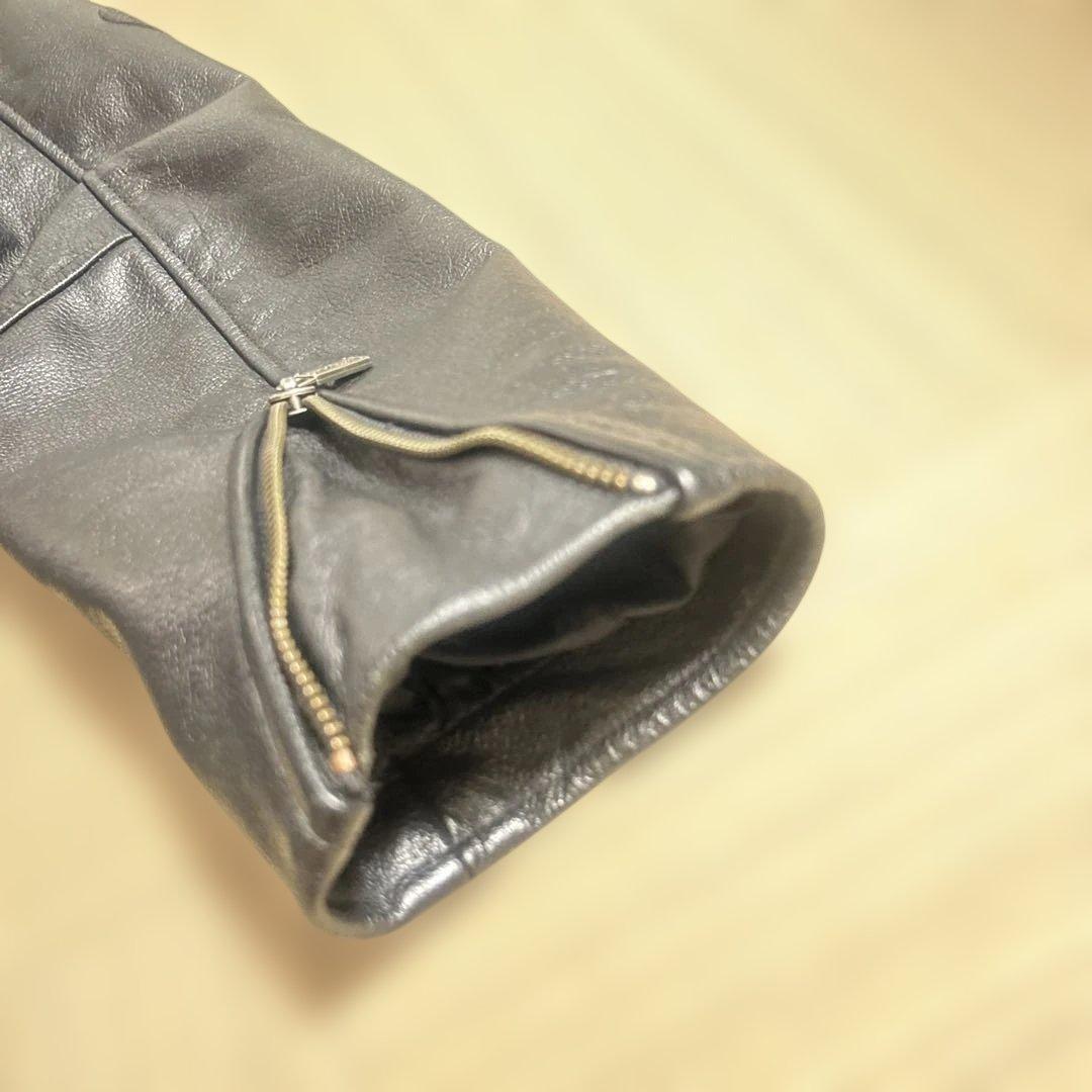 ハーレーダビッドソン、ブラックレザージャケット Sサイズ