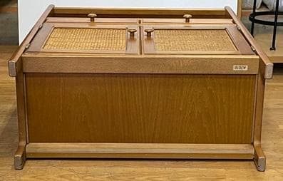 じゅりッツェルオールドカリモク 電話台 FAX台 キャビネット 昭和レトロ