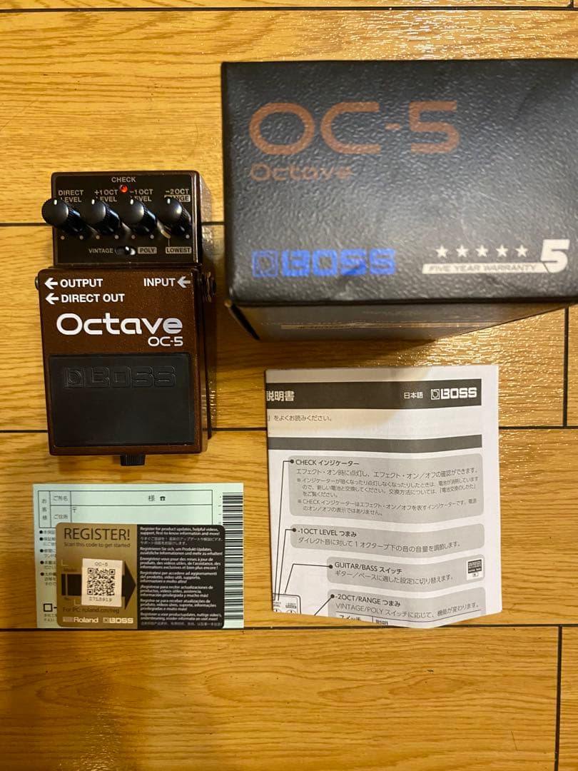 BOSS Octave OC-5 オクターブエフェクター