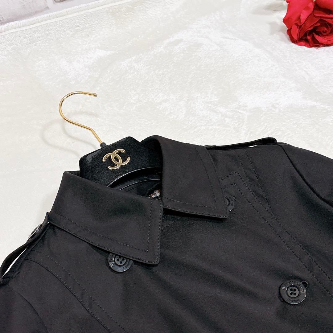 未使用✨　アクアスキュータム　トレンチコート　ライナー　ブラック　8