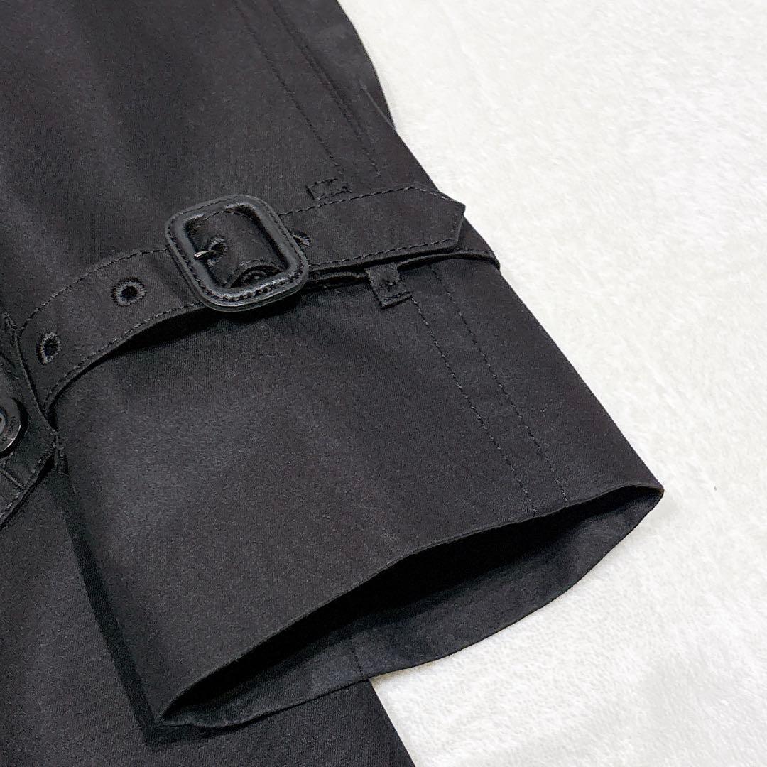 未使用✨　アクアスキュータム　トレンチコート　ライナー　ブラック　8