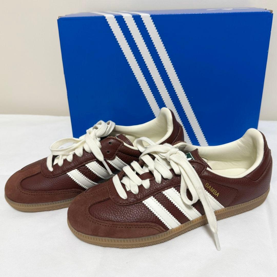 アディダスオリジナルスサンバOGスニーカーSamba OGレディースブラウン