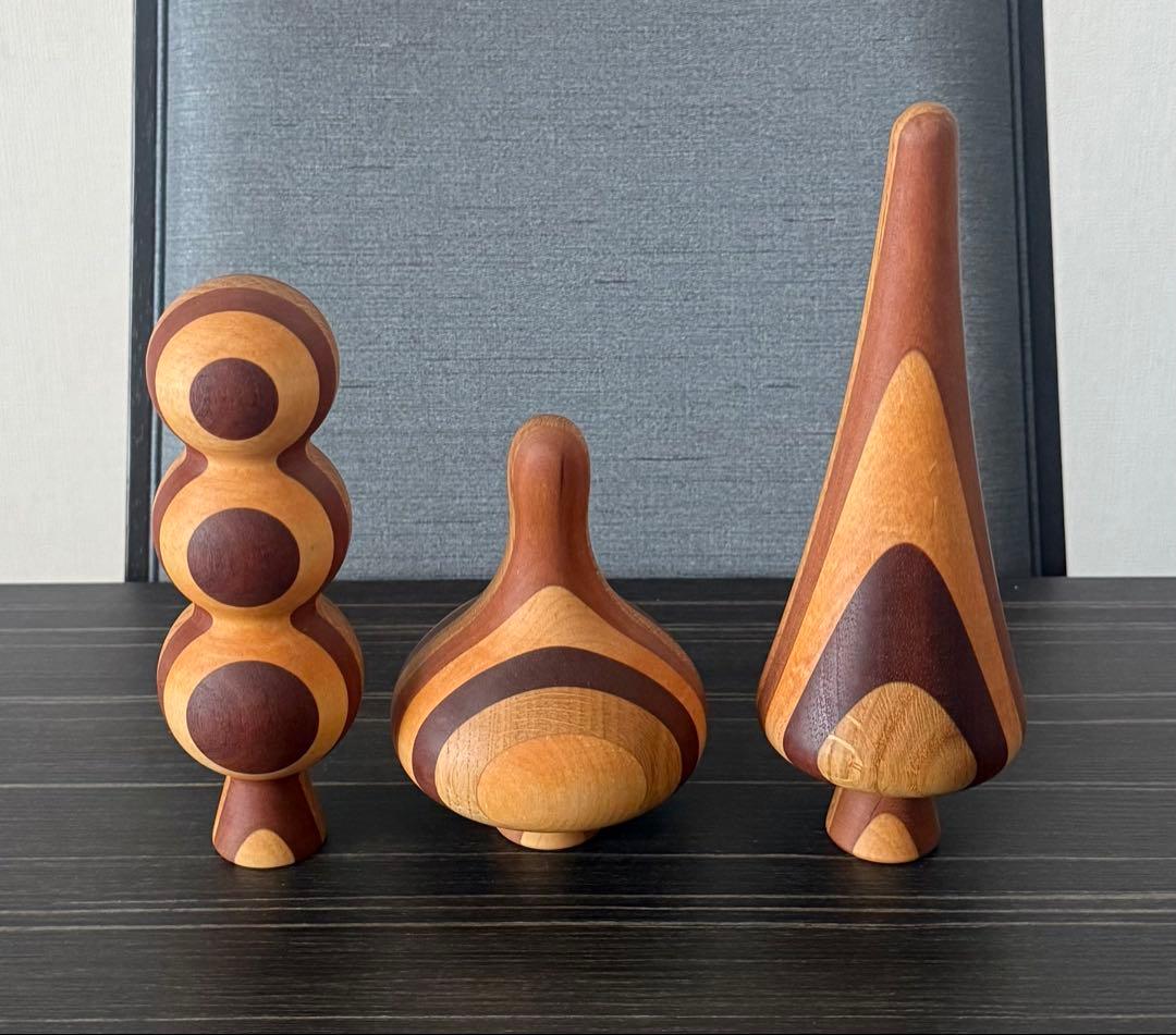 カリモク家具 KiKiKi 木のオブジェ　だんご　にんじん　たまねぎ　置物