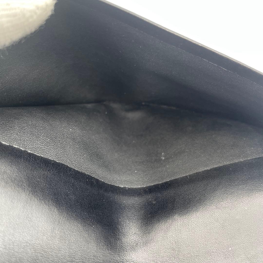 ロエベ　長財布　二つ折り　ブラック　レザー　保管袋付き　スリム