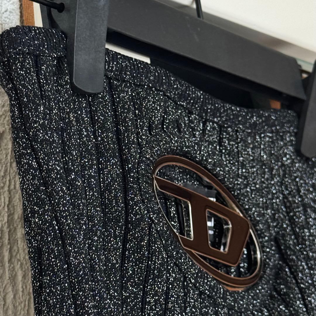 DIESEL チューブトップ　M-Clarksville-Lurex
