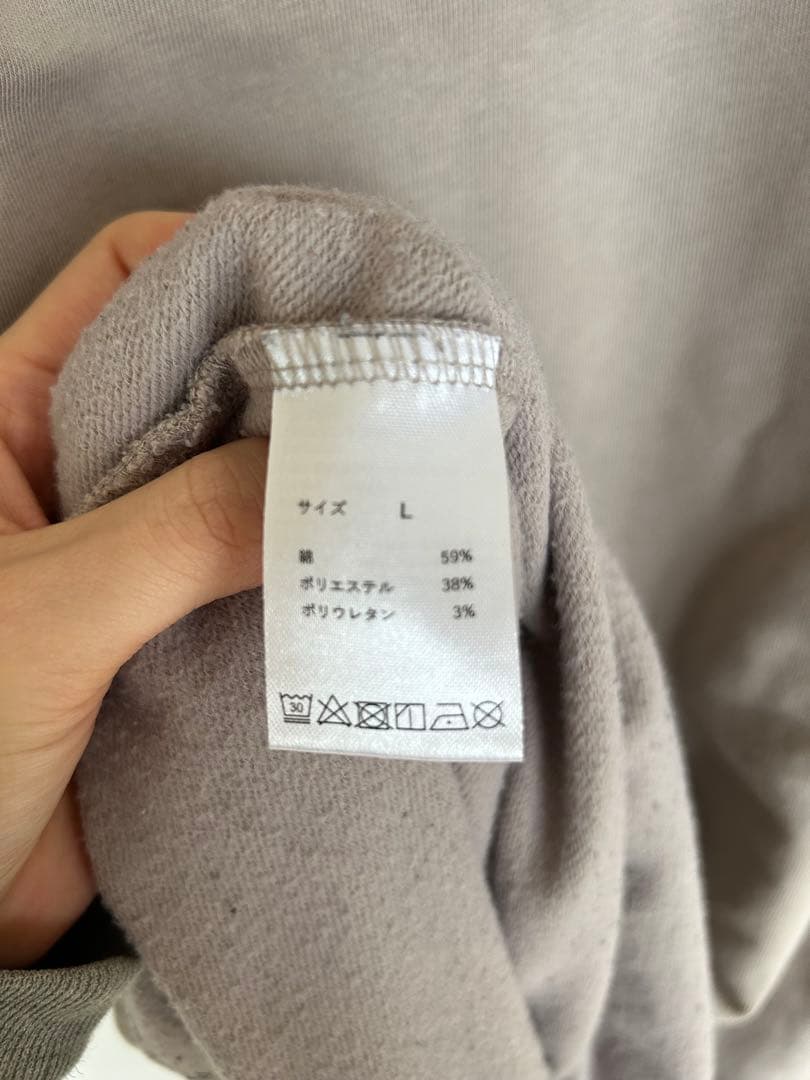 BAKUNE ブラウン パジャマ Lサイズ チュニック ワンピースタイプ