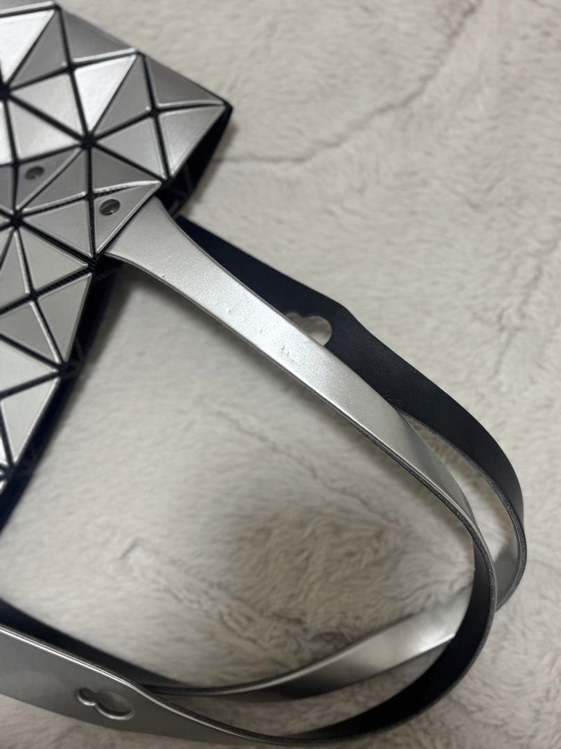 BAO BAO ISSEY MIYAKE シルバー トートバッグ