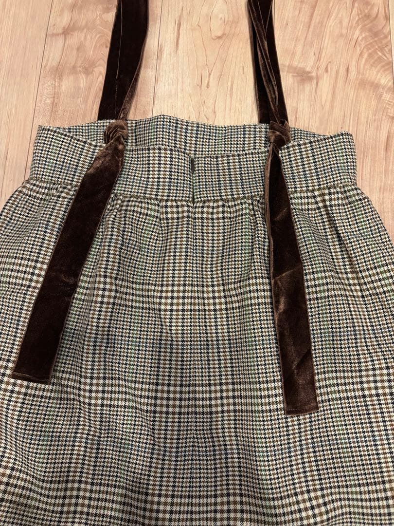 TODAYFUL チェックワイドコンビネゾン　36 Ｂ級品