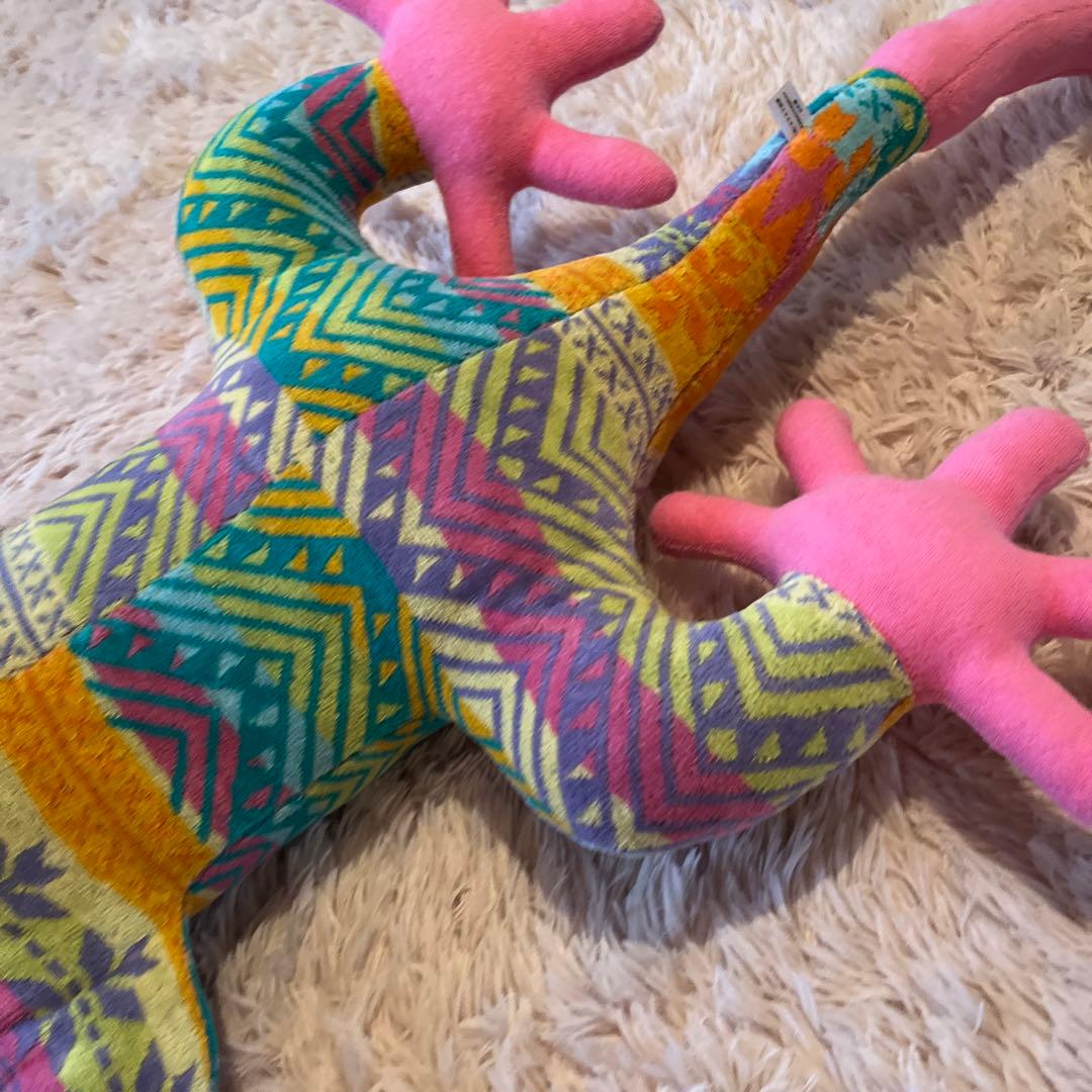 【新品未使用】タオルサロンカラカラのタオル製大きなヤモリのぬいぐるみ　日本製