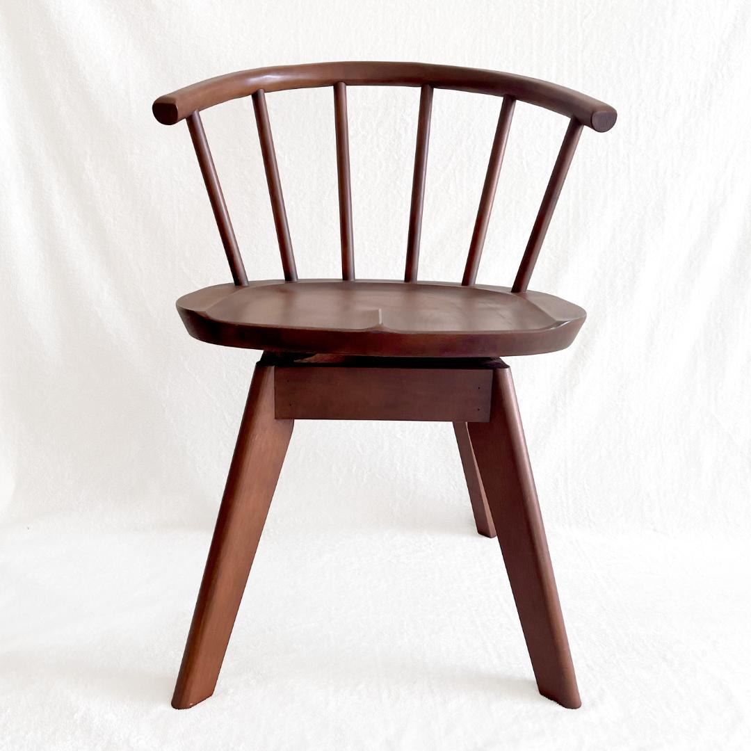 【送料込み】回転式 ダイニングチェア NコレクションC-53S MBR ニトリ