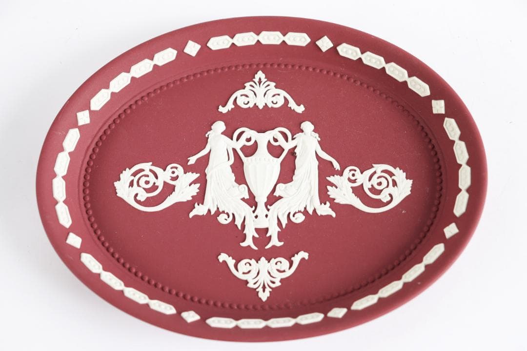 廃盤 希少 ウェッジウッド クリムゾン 限定品 プレート 2枚