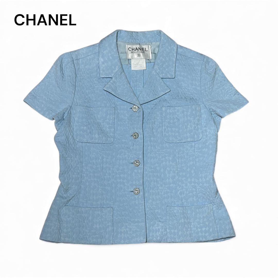 CHANEL シャネル ココマークボタン ジャケット 38