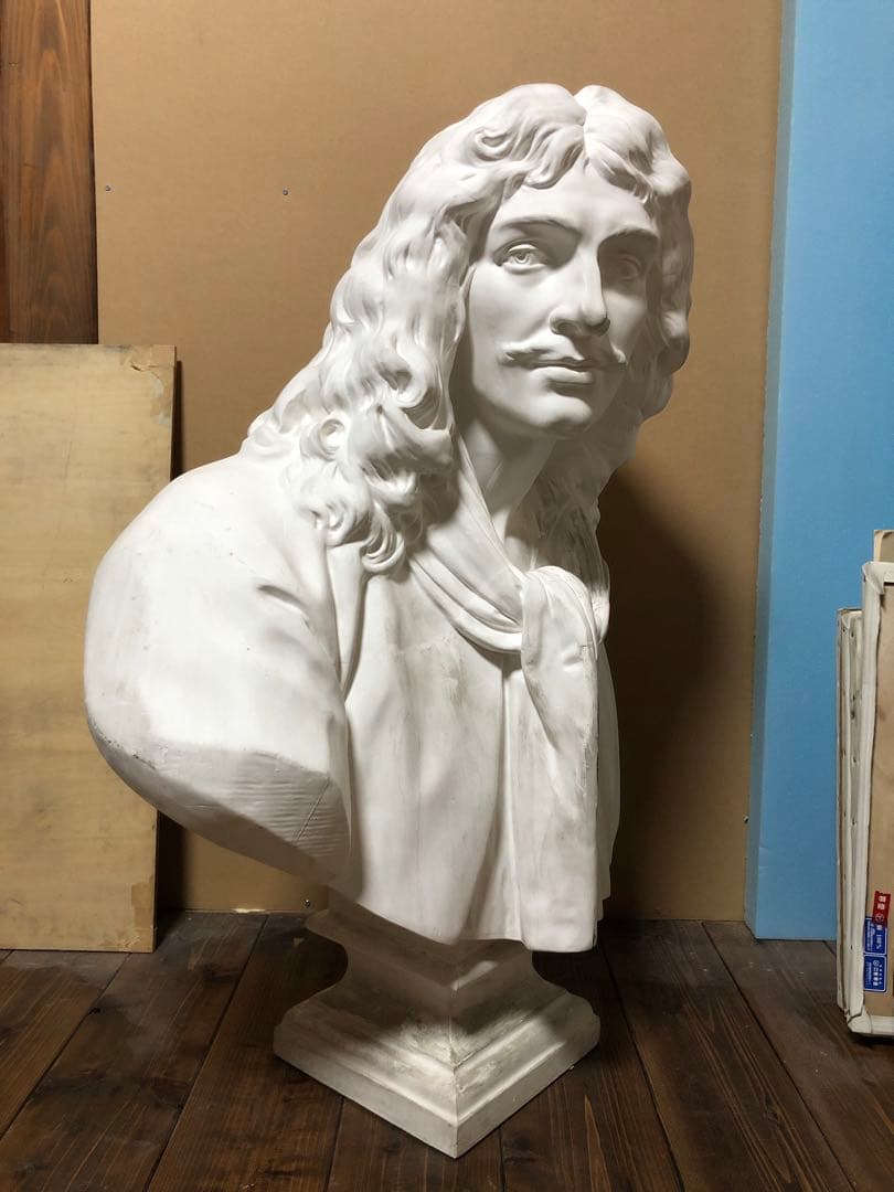 モリエール　胸像　石膏像（直接引き取り希望）