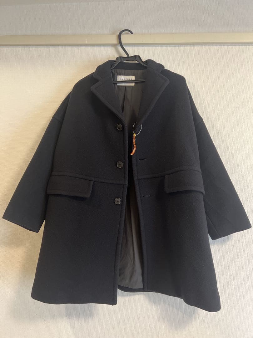 MACPHEE パイルメルトン オーバーサイズドコート