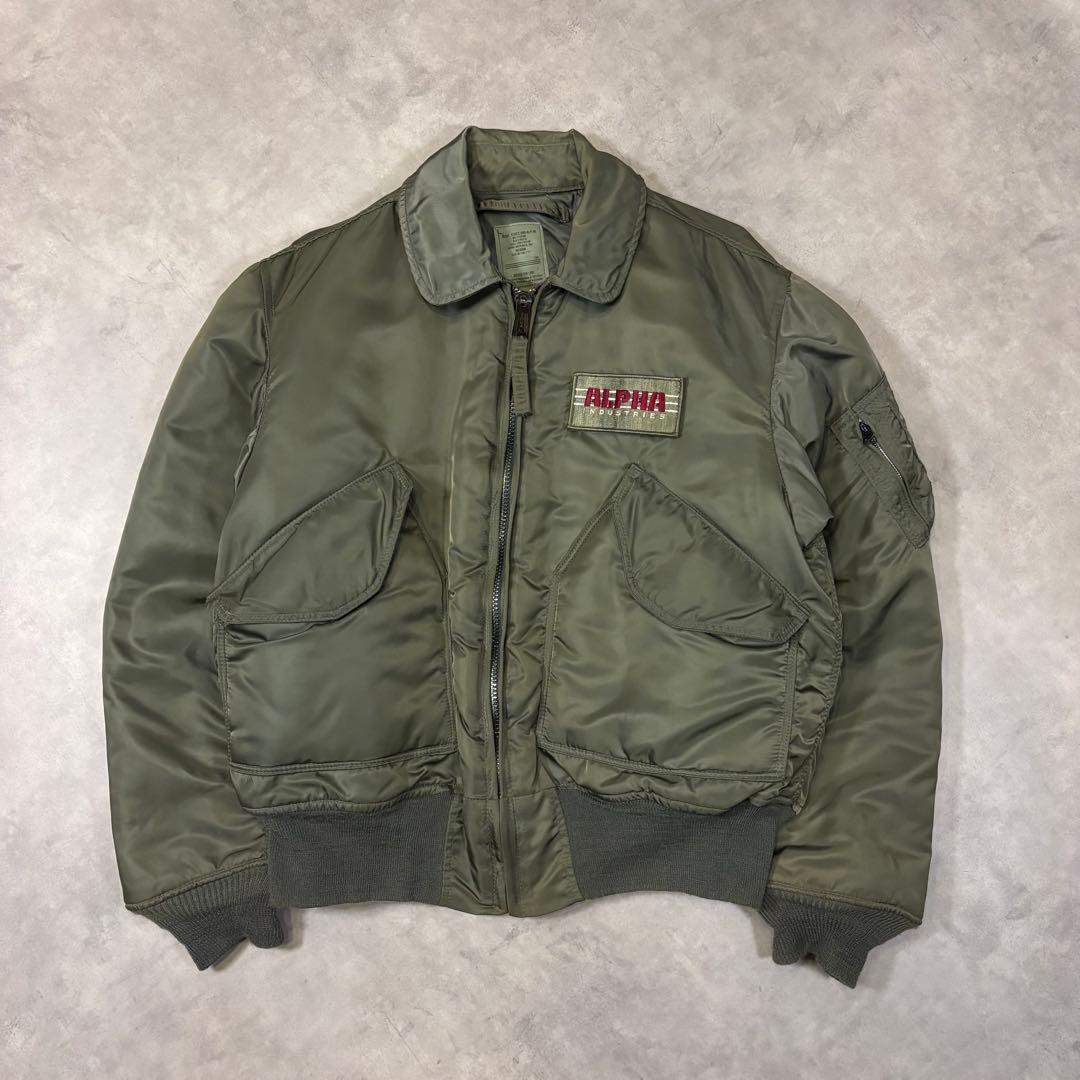 80s 90s USA製　アルファ　CWU-45P フライトジャケット　M