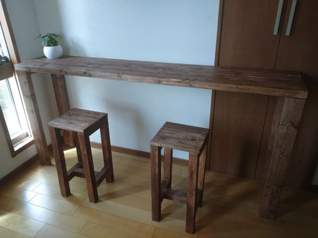 140✕36 アンティーク　ウォールナットワックス