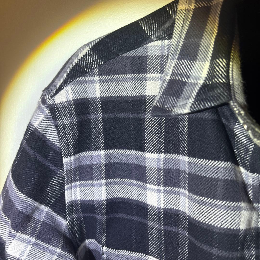 CHROME HEARTS クロムハーツ チェック シャツ ジャケット サイズL