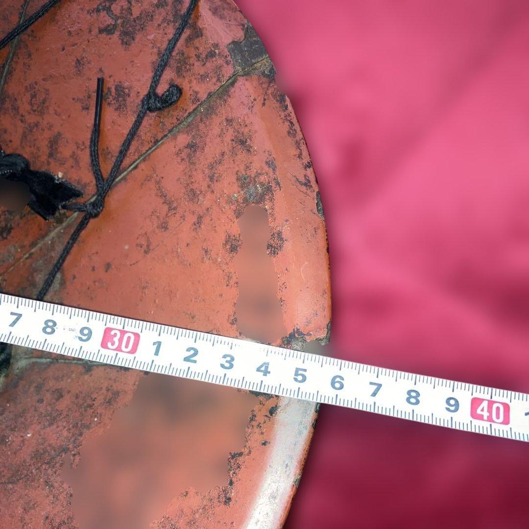 珍品　10枚張鐵陣笠