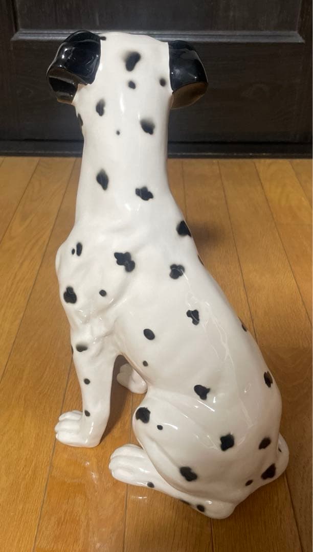 加藤工芸 犬　陶器 置物 手塗り KATO KOUGEI