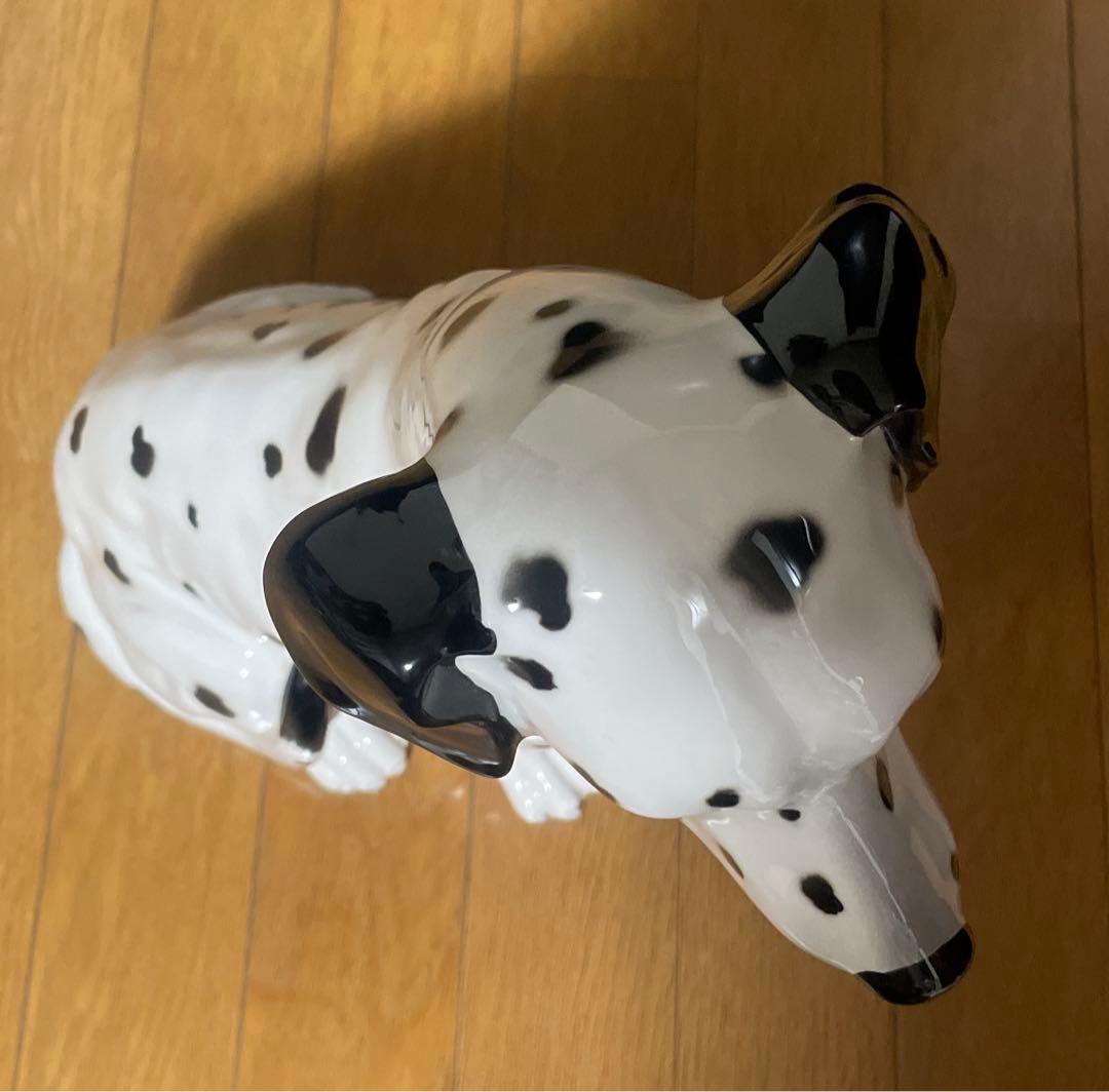 加藤工芸 犬　陶器 置物 手塗り KATO KOUGEI