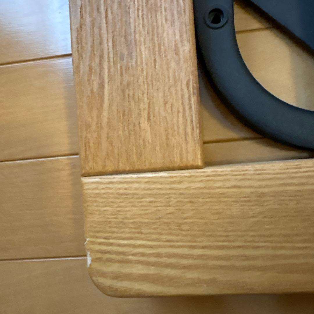 無印良品 タモ材 シングル ベッド 脚付き