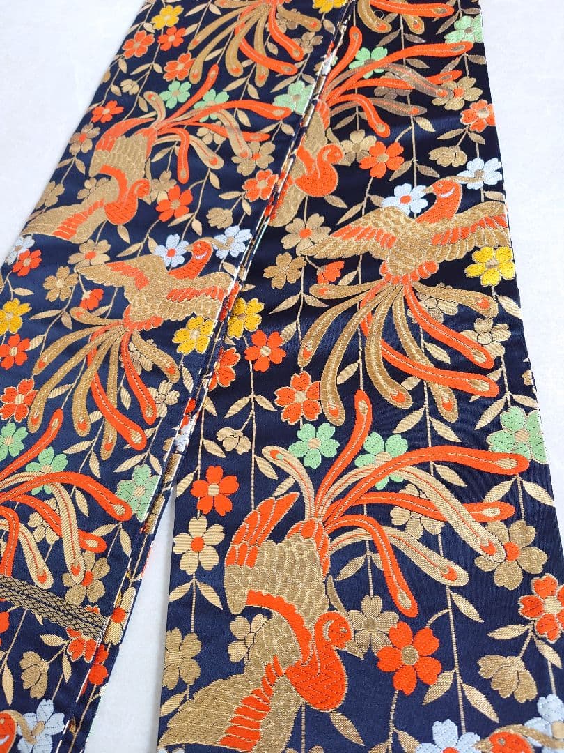 七五三　袋帯　全通柄　正絹