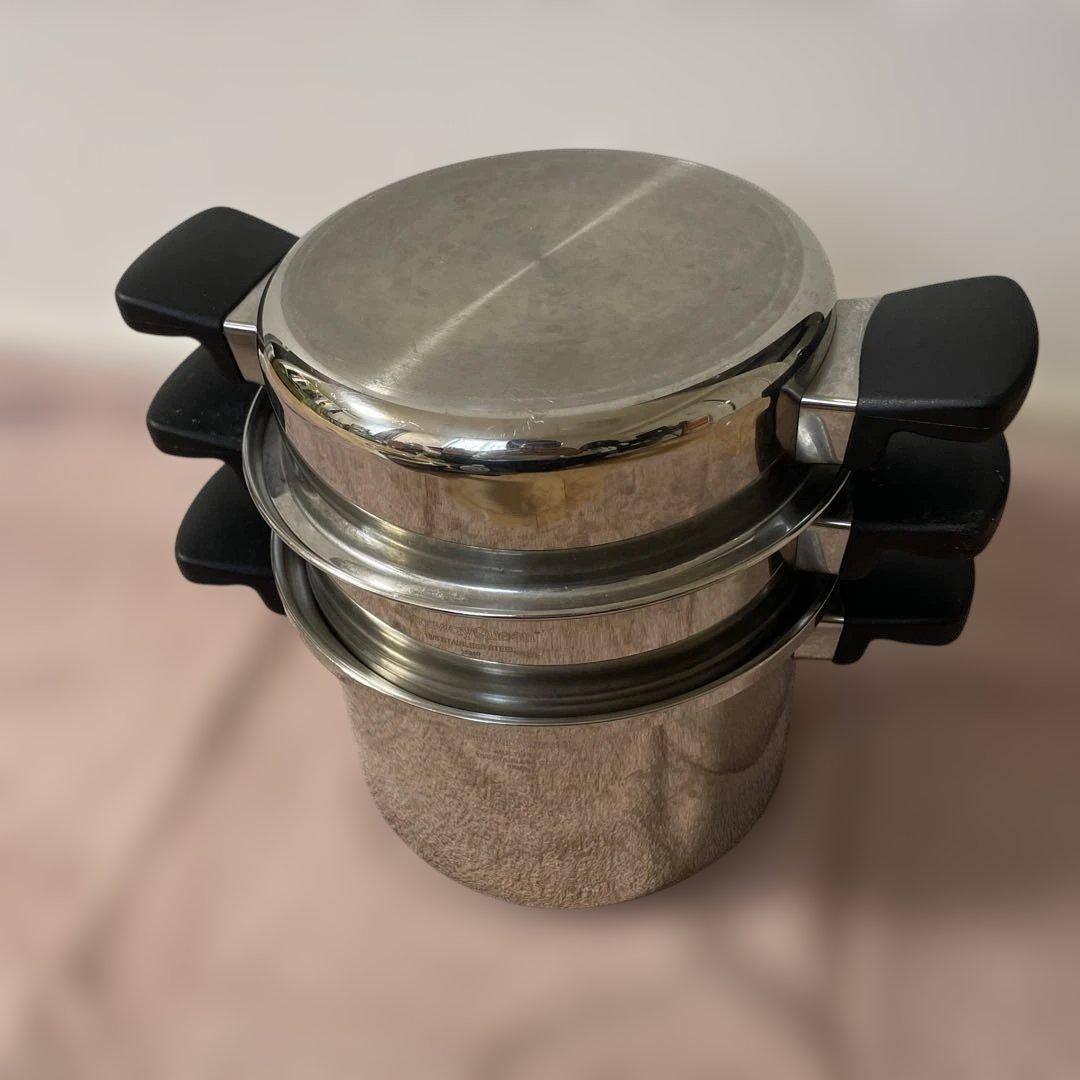 Amway ステンレス製両手鍋&フライパン　4点セット