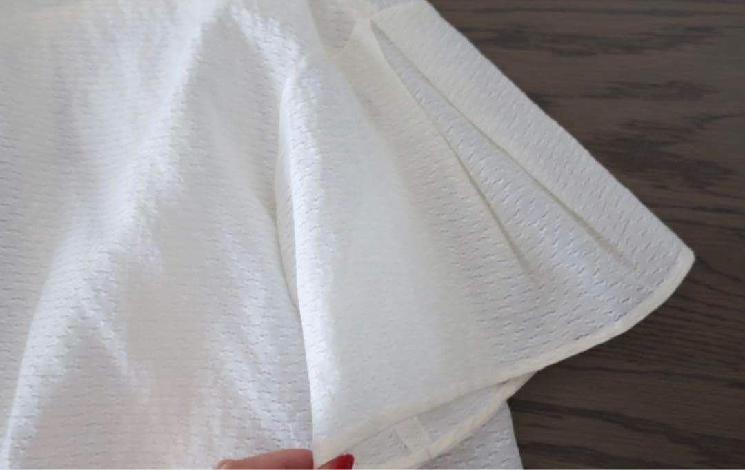 Drawer ふんわり半袖シャツ 36 ホワイト